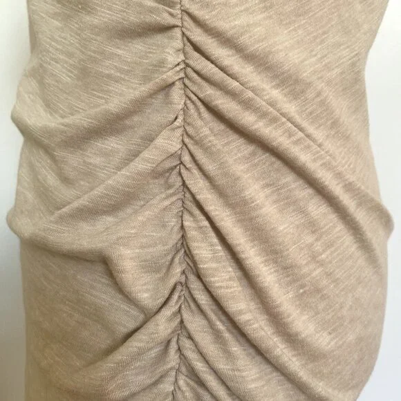 🤎 NWOT - La Miel Soft Ruched Mini T-shirt Dress with tulip skirt 🤎 - Picture 7 of 10